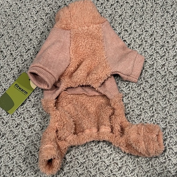 Small pink fleece dog sweater - Picture 9 of 9